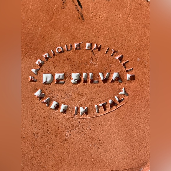 De Silva Terre D' Umbria Handmade Italian Pottery Soup Bowl Two Handles - Picture 9 of 9